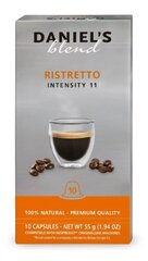 Ristretto Daniel's Blend Nespresso®-ga ühilduvad kapslid, 10 tk цена и информация | Кофе, какао | kaup24.ee