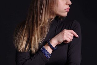 Треугольный браслет из содалита цена и информация | Женские браслеты | kaup24.ee