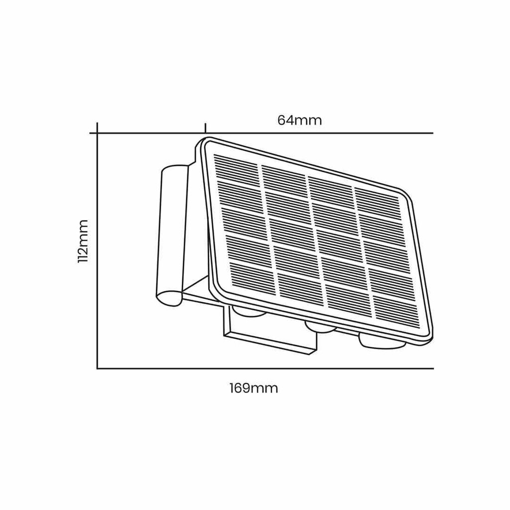 Välisvalgusti koos päikesepatareiga Eko-Light Alf 50lm 3000K hind ja info | Aia- ja õuevalgustid | kaup24.ee