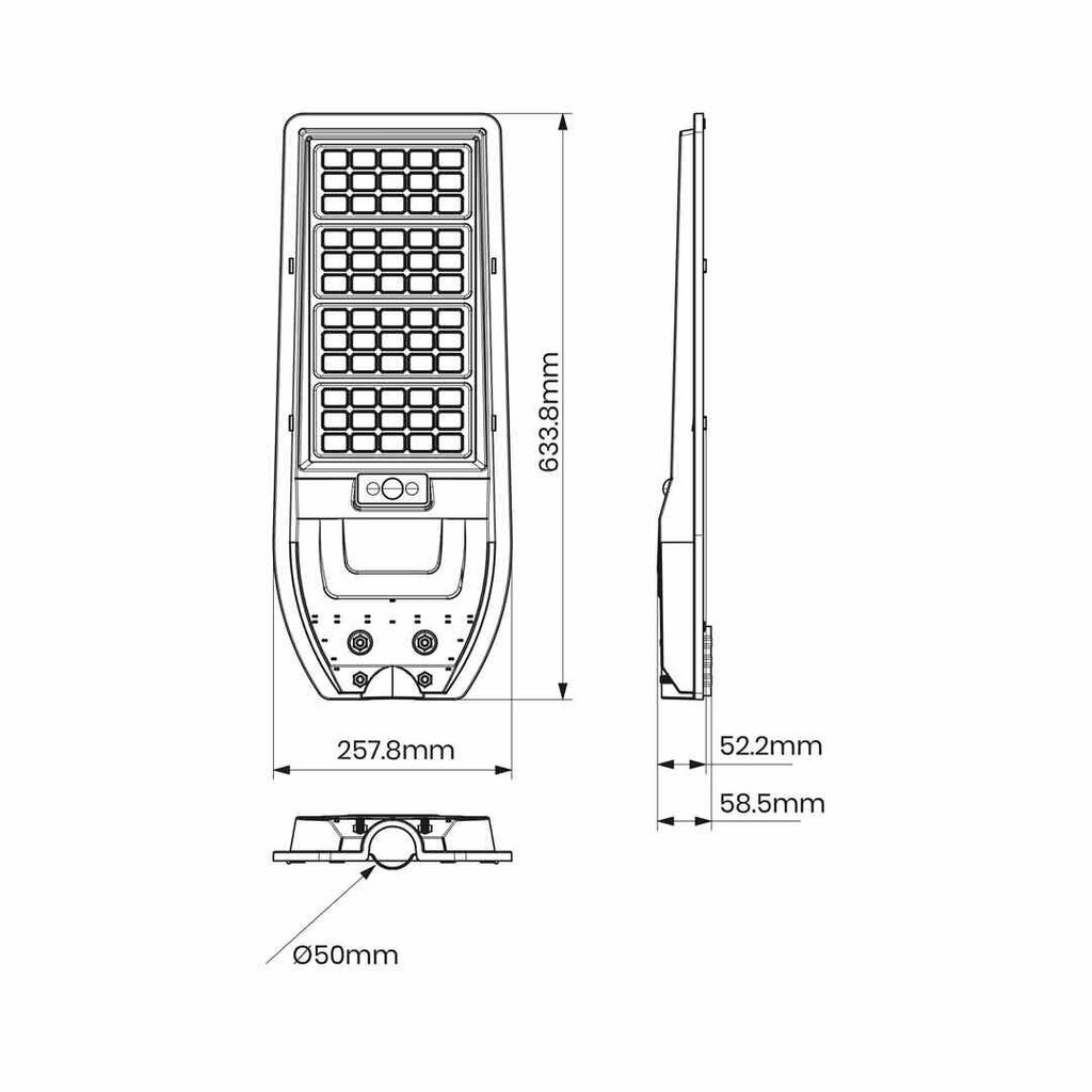 Välisvalgusti koos päikesepatareiga Eko-Light 150W 1800lm 6000K цена и информация | Aia- ja õuevalgustid | kaup24.ee