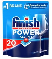 Viimistlege Finish tabletki power kõik-ühes 20 värskelt hind ja info | Finish Kodutarbed | kaup24.ee