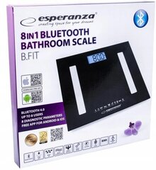 Весы для ванной Esperanza, bluetooth цена и информация | Веса | kaup24.ee