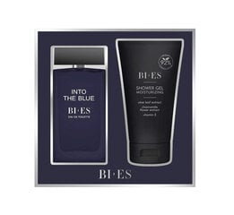 Meeste parfümeeria Bi-es Into The Blue komplekt EDT 90 ml + dušigeel 150 ml hind ja info | Meeste parfüümid | kaup24.ee