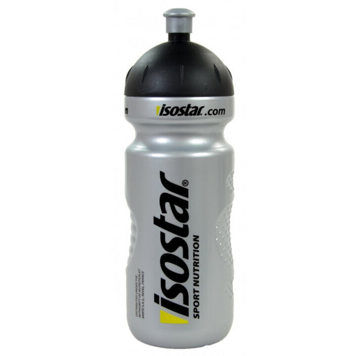 Joogipudel 650 ml, Isostar (011007) 7036, hõbedane hind ja info | Jalgratta joogipudelid, pudelihoidjad | kaup24.ee