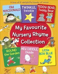 Favourite Nursery Rhyme Collection: A Box of 6 Delightful Books of Verse цена и информация | Книги для малышей | kaup24.ee