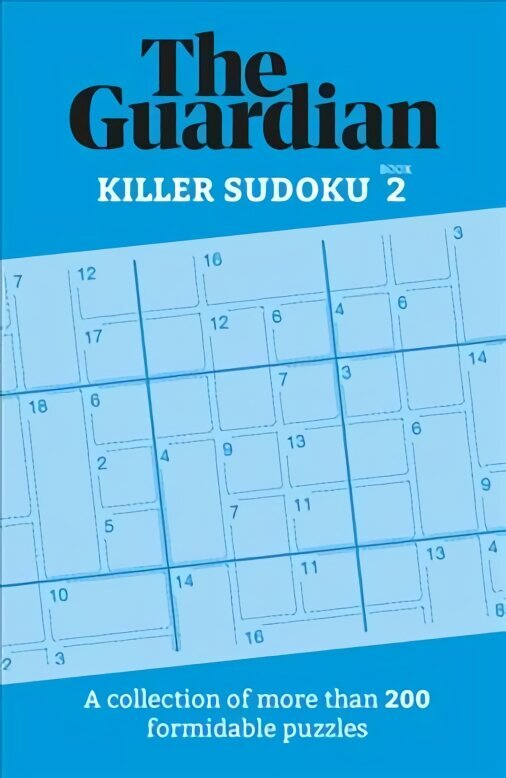 Guardian Killer Sudoku 2: A collection of more than 200 formidable puzzles цена и информация | Tervislik eluviis ja toitumine | kaup24.ee