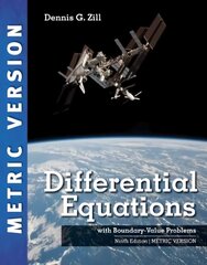 Differential Equations with Boundary-Value Problems, International Metric Edition 9th edition цена и информация | Книги по экономике | kaup24.ee