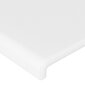 vidaXL LED-voodipeats, valge, 90x5x78/88 cm kunstnahk hind ja info | Voodid | kaup24.ee