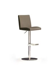 Барный-полубарный стул Lopes 3, натуральная кожа, светло-коричневый цена и информация | Стулья для кухни и столовой | kaup24.ee