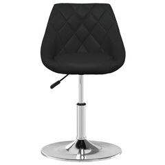 vidaXL baaripukk, must, kunstnahk hind ja info | Söögilaua toolid, köögitoolid | kaup24.ee