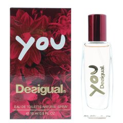 Tualettvesi naistele Desigual You EDT 15 ml цена и информация | Женские духи | kaup24.ee