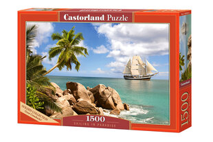 CASTORLAND Puzzle Sailing in Paradise - Purjetamine paradiisis, 1500 tk hind ja info | Pusled | kaup24.ee