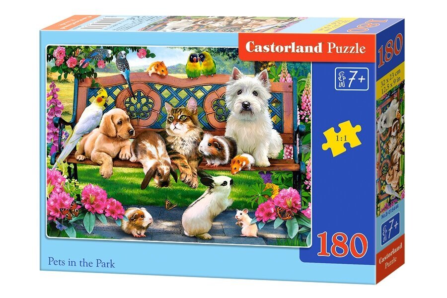 CASTORLAND Puzzle Pets in the Park, 180 tk hind ja info | Pusled | kaup24.ee