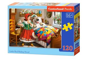CASTORLAND Puzzle Little Red Riding Hood, 120 tk hind ja info | Pusled | kaup24.ee