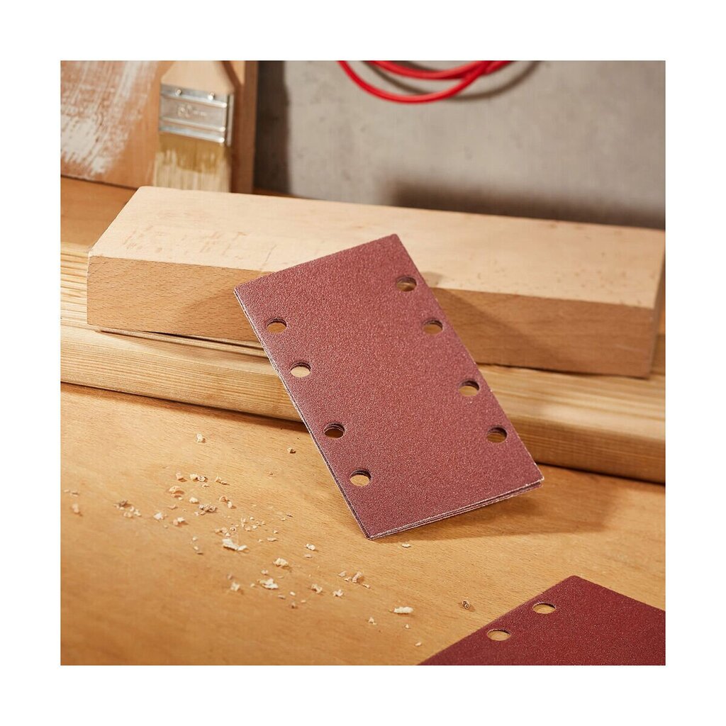 Sanding sheets Wolfcraft 1767000 (9,3 x 18,5 cm) hind ja info | Käsitööriistad | kaup24.ee