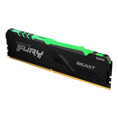 RAM-mälu Kingston Fury Beast 16 GB DDR4 CL18 3600 MHz цена и информация | Оперативная память (RAM) | kaup24.ee