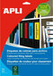 Apli Adhesives/Labels Apli 190 x 61 mm Blue A4 20 Sheets hind ja info | Kirjatarbed | kaup24.ee