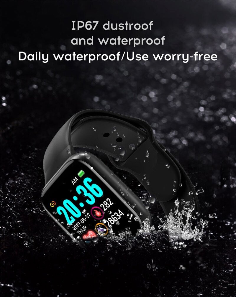 Nutikell Smart-Watch veekindel sammulugeja, une-, pulsimõõtja цена и информация | Nutikellad (smartwatch) | kaup24.ee
