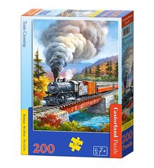 CASTORLAND Puzzle Train Crossing, 200 tk hind ja info | Pusled | kaup24.ee