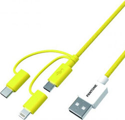 Celly USB Cable Celly PT-USB003Y1 цена и информация | Кабели для телефонов | kaup24.ee