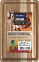 Tramontina Cutting board Tramontina 33 x 22 x 1,8 cm Natural Rectangular Wood цена и информация | Разделочная доска | kaup24.ee
