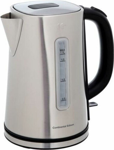 Continental Edison Kettle Continental Edison CEB17IX Steel 2200 W 1,7 L hind ja info | Veekeetjad | kaup24.ee