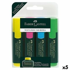 Markerite komplekt Faber-Castell Luminofoorlamp 5 Ühikut hind ja info | Kunstitarbed, voolimise tarvikud | kaup24.ee