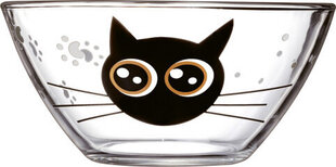 Luminarc Bowl Luminarc Mistigri Transparent Breakfast Cat Glass (540 ml) (6 Units) hind ja info | Lauanõud ja kööginõud | kaup24.ee