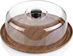Bigbuy Home Tray Wood With lid (Ø 30,5 x 10,5 cm) цена и информация | Посуда, тарелки, обеденные сервизы | kaup24.ee