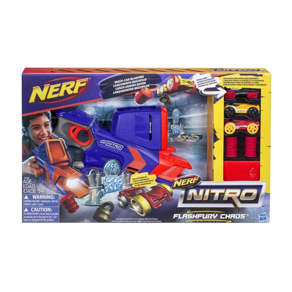 Auto käivituskomplekt Nerf Nitro Flashfury Chaos цена и информация | Poiste mänguasjad | kaup24.ee