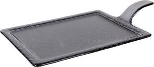 Bigbuy Home Tray Black Glass 46 x 27 cm hind ja info | Lauanõud ja kööginõud | kaup24.ee