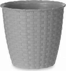 Stefanplast Plant pot Grey Plastic (14 x 13 x 14 cm) (12 Units) цена и информация | Вазоны | kaup24.ee