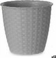 Stefanplast Plant pot Grey Plastic (14 x 13 x 14 cm) (12 Units) hind ja info | Dekoratiivsed lillepotid | kaup24.ee