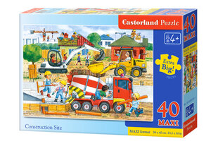 CASTORLAND Puzzle Maxi Construction Site, 40 tk hind ja info | Pusled | kaup24.ee