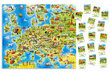 CASTORLAND Puzzle hariv Euroopa kaart цена и информация | Pusled | kaup24.ee