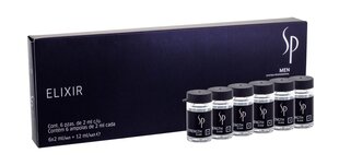 Ампулы для укрепления волос Wella Professional SP Men Hydrate Elixir для мужчин 6x2 мл цена и информация | Маски, масла, сыворотки | kaup24.ee