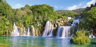 CASTORLAND Puzzle Krka Waterfalls, Croatia, 4000 tk цена и информация | Пазлы | kaup24.ee