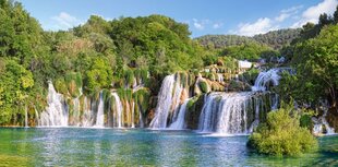 CASTORLAND Puzzle Krka Waterfalls, Croatia, 4000 tk hind ja info | Pusled | kaup24.ee