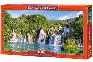 CASTORLAND Puzzle Krka Waterfalls, Croatia, 4000 tk hind ja info | Pusled | kaup24.ee