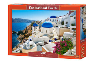 CASTORLAND Puzzle 500el. Summer in Santorini - Lato na Santorini цена и информация | Пазлы | kaup24.ee