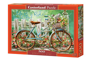 CASTORLAND Puzzle 500el. Beautiful Ride - Przejażdżka rowerem цена и информация | Пазлы | kaup24.ee