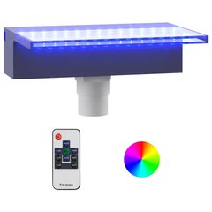 vidaXL purskkaevu kosk RGB LED-tuledega, akrüül, 30 cm цена и информация | Декорации для сада | kaup24.ee