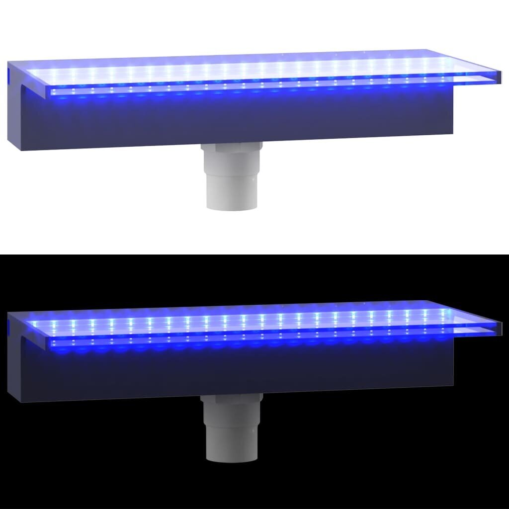 vidaXL purskkaevu kosk RGB LED-tuledega, akrüül, 45 cm hind ja info | Dekoratsioonid | kaup24.ee