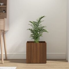 vidaXL taimekast, pruun tamm, 40 x 40 x 40 cm, tehispuit hind ja info | Dekoratiivsed lillepotid | kaup24.ee