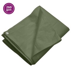 vidaXL present, 260 g/m² 8x10 m, roheline, HDPE цена и информация | Садовые инструменты | kaup24.ee