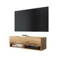 TV laud Wander LED 100 cm, tamm цена и информация | TV alused | kaup24.ee
