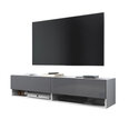 TV laud Wander 140 cm, valge/hall