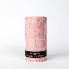 Accapella käsitsi valmistatud 100% palmivaha lõhnaküünal "Magnolia Garden", 16 cm hind ja info | Küünlad, küünlajalad | kaup24.ee