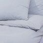 vidaXL voodipesukomplekt, hall, 200x200 cm, kerge, mikrofiiber hind ja info | Voodipesukomplektid | kaup24.ee