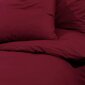 vidaXL voodipesukomplekt, bordoopunane, 200x200 cm, kerge, mikrofiiber hind ja info | Voodipesukomplektid | kaup24.ee